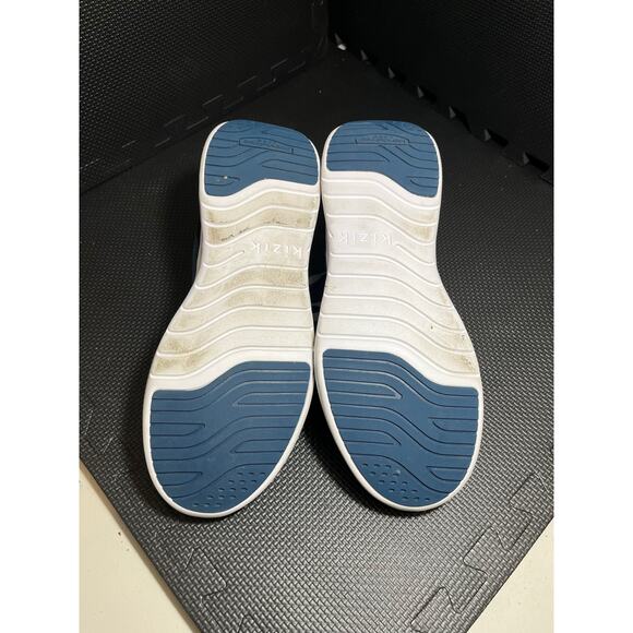 Kizik Athens Hands Free Deep Sea Knit Upper Sneakers Spring‎ Back Heel Size 13 - Picture 6 of 8